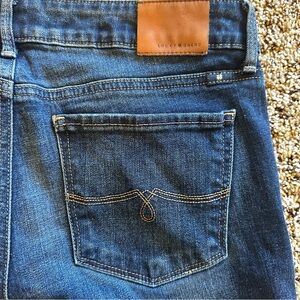 Lucky Brand Women’s Denim Jeans with Brown Accents